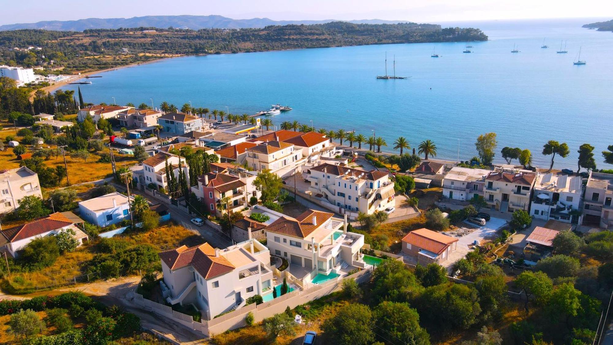 Luxury Houses With Private Pools In Porto Heli By Goutos Properties Buitenkant foto
