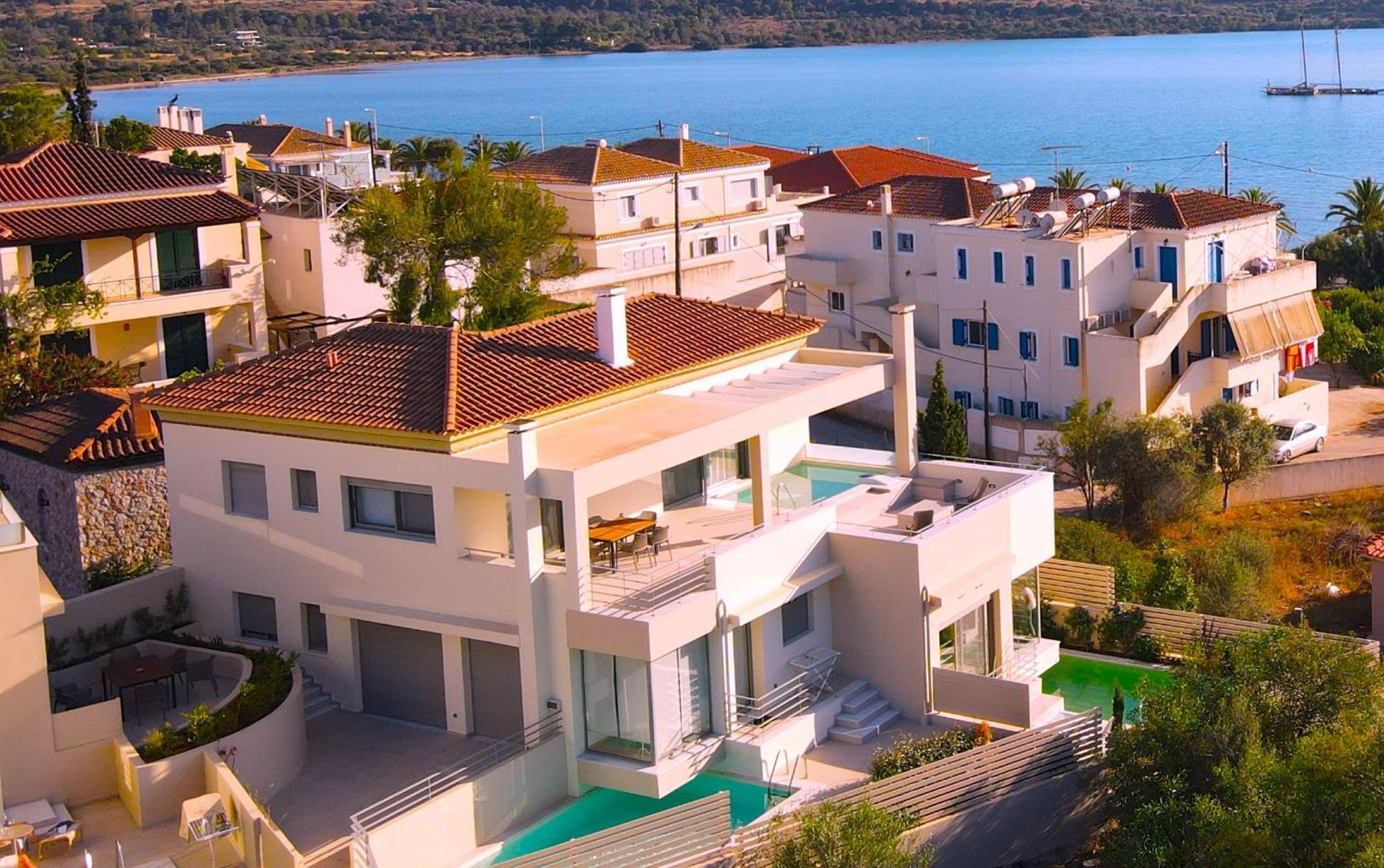 Luxury Houses With Private Pools In Porto Heli By Goutos Properties Buitenkant foto